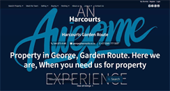 Desktop Screenshot of gardenroute.harcourts.co.za